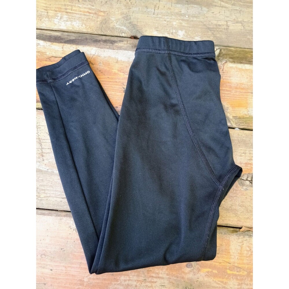 Columbia Leggings Kids XS 6-7 Black Omni-Heat Compression Baselayer Thermal Pant